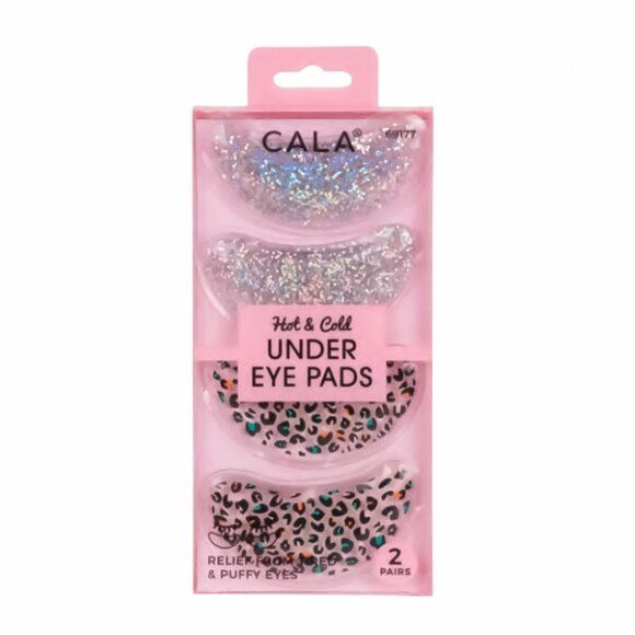 HOT & COLD EYE PADS: (GLITTER / ANIMAL PRINT) 2PK - Picture 1 of 1